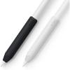 imageelago Pencil Grip 2 Pack Holder Sleeve Compatible with Apple Pencil 1st ampamp 2nd Generation and Apple Pencil USBC Dark Grey ampamp GreenWhiteBlack