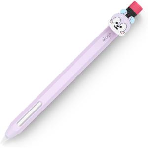 imageelago BT21 Classic Pencil Case Compatible with Apple Pencil 2nd Generation Durable Silicone Cover Protective Holder Compatible with Magnetic Charging and Double Tap Official Merchandise CookyNEW MANG