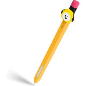 imageelago BT21 Classic Pencil Case Compatible with Apple Pencil 2nd Generation Durable Silicone Cover Protective Holder Compatible with Magnetic Charging and Double Tap Official Merchandise CookyCHIMMY