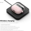 imageelago Compatible with Samsung Galaxy Buds 3 Case ampamp Galaxy Buds 3 Pro Case Duo Case with Carabiner Premium Silicone  TPU Cover Headphone Accessories for Men for Women Lovely PinkClear  Lovely Pink