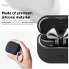 imageelago Compatible with Samsung Galaxy Buds 3 Case ampamp Galaxy Buds 3 Pro Case Premium Silicone Cover with Carabiner Protection Wireless Charging Headphone Accessories for Men for Women Sand PinkBlack