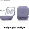 imageelago Silicone Case Compatible with Samsung Galaxy Buds FE Case 2023  Galaxy Buds 2 Pro Case 2022  Galaxy Buds 2 Case 2021  Galaxy Buds Pro Case 2021 Galaxy Buds Live Case 2020LavenderLavender Grey