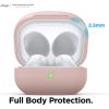 imageelago Silicone Case Compatible with Samsung Galaxy Buds FE Case 2023  Galaxy Buds 2 Pro Case 2022  Galaxy Buds 2 Case 2021  Galaxy Buds Pro Case 2021 Galaxy Buds Live Case 2020LavenderSand Pink