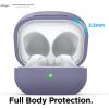 imageelago Silicone Case Compatible with Samsung Galaxy Buds FE Case 2023  Galaxy Buds 2 Pro Case 2022  Galaxy Buds 2 Case 2021  Galaxy Buds Pro Case 2021 Galaxy Buds Live Case 2020LavenderLavender Grey