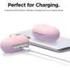 imageelago Silicone Case Designed for Samsung Galaxy Buds Plus Case 2020  Galaxy Buds Case 2019  Jean IndigoTop  Lovely Pink  Bottom  Lavender