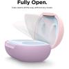 imageelago Silicone Case Designed for Samsung Galaxy Buds Plus Case 2020  Galaxy Buds Case 2019  Jean IndigoTop  Lovely Pink  Bottom  Lavender