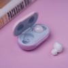 imageelago Silicone Case Designed for Samsung Galaxy Buds Plus Case 2020  Galaxy Buds Case 2019  Jean IndigoTop  Lovely Pink  Bottom  Lavender