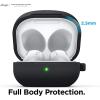 imageelago Silicone Hang Case Compatible with Samsung Galaxy Buds FE Case 2023  Galaxy Buds 2 Pro Case 2022  Galaxy Buds 2 Case 2021  Galaxy Buds Pro Case 2021  Galaxy Buds Live 2020 BlackBlack