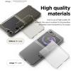 imageelago Compatible with Samsung Galaxy Z Flip 5 Case  Clear Case Hard PC Cover AntiYellowing Crystal Clear Shockproof Bumper Cover Full Body Protection