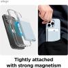 imageelago Magnetic Wallet Card Holder 2Cards Compatible with MagSafe for iPhone 1615141312 Series  Secure Phone Wallet Long Last Silicone Scratch and Damage ProtectionLight Blue