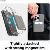 imageelago Magnetic Wallet Card Holder 2Cards Compatible with MagSafe for iPhone 1615141312 Series  Secure Phone Wallet Long Last Silicone Scratch and Damage ProtectionMedium Gray