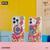 imageelago  BT21 Vivid Collection Magnetic PC Wallet Card Holder Compatible with MagSafe for iPhone 16 15 14 13 12 Series  Secure Phone Wallet