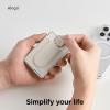 imageelago Key Magnetic Wallet Card Holder 2Cards Compatible with MagSafe for iPhone 1615141312 Series  Key Holder Secure Phone Wallet Long Last Silicone Scratch and Damage Protection StoneStone