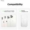 imageelago Key Magnetic Wallet Card Holder 2Cards Compatible with MagSafe for iPhone 1615141312 Series  Key Holder Secure Phone Wallet Long Last Silicone Scratch and Damage Protection StoneBlack