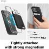 imageelago Key Magnetic Wallet Card Holder 2Cards Compatible with MagSafe for iPhone 1615141312 Series  Key Holder Secure Phone Wallet Long Last Silicone Scratch and Damage Protection StoneBlack