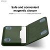 imageelago Magnetic Vegan Leather Wallet Card Holder 3Cards Compatible with MagSafe for iPhone 1615141312 Series  Secure Phone Wallet Scratch and Damage Protection TaupeDark Green