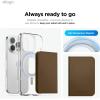 imageelago Magnetic Vegan Leather Wallet Card Holder 3Cards Compatible with MagSafe for iPhone 1615141312 Series  Secure Phone Wallet Scratch and Damage Protection TaupeTaupe