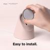 imageelago MS1 Charging Stand Compatible with MagSafe Charger  Premium Silicone Stand Compatible with iPhone 1615141312 Series Designed for iOS Standby Mode Stone Charging Cable Not IncludedSand Pink