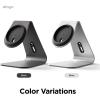 imageelago MS4 Charging Stand Compatible with MagSafe Charger Aluminum Stand Compatible with iPhone 1615141312 Series Designed for iOS17 Standby Mode Cable Not Included BlackSilver