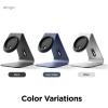 imageelago MS4 Charging Stand Compatible with MagSafe Charger Aluminum Stand Compatible with iPhone 1615141312 Series Designed for iOS17 Standby Mode Cable Not Included BlackSilver