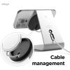 imageelago MS4 Charging Stand Compatible with MagSafe Charger Aluminum Stand Compatible with iPhone 1615141312 Series Designed for iOS17 Standby Mode Cable Not Included BlackSilver