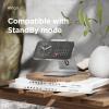 imageelago MS4 Charging Stand Compatible with MagSafe Charger Aluminum Stand Compatible with iPhone 1615141312 Series Designed for iOS17 Standby Mode Cable Not Included BlackSilver