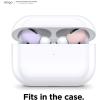 imageelago 2 Pairs AirPods Pro Ear Tips Cover Designed for Apple AirPods Pro Anti Slip Silicone Cover DustFree Fit in The Case 2 Pairs of 2 Colors US Patent Registered Lovely Pink ampamp LavenderLovely PinkLavender