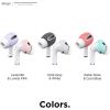 imageelago 2 Pairs AirPods Pro Ear Tips Cover Designed for Apple AirPods Pro Anti Slip Silicone Cover DustFree Fit in The Case 2 Pairs of 2 Colors US Patent Registered Lovely Pink ampamp LavenderLovely PinkLavender