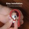 imageelago Ear Hooks Designed for AirPods Pro 4 ampamp 3 ampamp 2 ampamp 1 Earbuds Accessories AntiSlip Ergonomic Design Comfortable Fit US Patent RegisteredRed