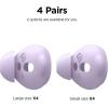 imageelago Earbuds Cover Designed for Apple AirPods 2 ampamp 1 or EarPods Silicone Ear Tips Ear Grip Sound Quality Enhancement 4 Pairs 2 Large  2 Small LavenderLavender