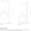 imageelago H Stand Champagne Gold  Premium AluminumScratchFree PaddingPerfect HeightCompatible with AirPods Max and All HeadphonesModern Design Gaming and Audio HeadphonesDark Grey