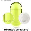 imageelago Clear Case with Carabiner Compatible with AirPods 3 Tape Included Anti Yellowing Wireless Charging Available Neon YellowNeon Yellow