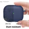 imageelago Liquid Hybrid Case Compatible with AirPods 3rd Generation Case  Compatible with AirPods 3 Case Cover Triple Layer Protection Keychain Included Wireless Charging Shock Resistant StoneJean Indigo