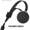 imageelago Compatible with AirPods Pro 2 Silicone Case with Lanyard Front LED Visible Fabric Lanyard Included BlackBlack