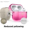 imageelago Compatible with AirPods Pro 2nd Generation Case Clear  Designed for AirPods Pro 2 Protective Cover with Keychain Transparent Wireless Charging Reduced Yellowing TransparentNeon Hotpink