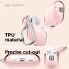 imageelago Compatible with AirPods Pro 2nd Generation Case Clear  Designed for AirPods Pro 2 Protective Cover with Keychain Transparent Wireless Charging Reduced Yellowing TransparentLovely Pink