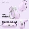 imageelago Compatible with AirPods Pro 2nd Generation Case Clear  Designed for AirPods Pro 2 Protective Cover with Keychain Transparent Wireless Charging Reduced Yellowing TransparentLavender