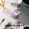 imageelago Compatible with AirPods Pro 2nd Generation Case Clear  Designed for AirPods Pro 2 Protective Cover with Keychain Transparent Wireless Charging Reduced Yellowing TransparentDeep Purple