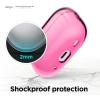 imageelago Compatible with AirPods Pro 2nd Generation Case Clear  Designed for AirPods Pro 2 Protective Cover with Keychain Transparent Wireless Charging Reduced Yellowing TransparentNeon Hotpink