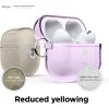 imageelago Compatible with AirPods Pro 2nd Generation Case Clear  Designed for AirPods Pro 2 Protective Cover with Keychain Transparent Wireless Charging Reduced Yellowing TransparentLavender