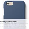 imageiPhone 6S Case elago Slim FitSoft Feel Black  LightMinimalisticTrue Fit  for iPhone 66SJean Indigo  Jean Indigo