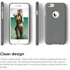 imageelago Slim FitSoft Feel Dark Gray  LightMinimalisticTrue Fit  for iPhone 66S Plus