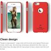 imageelago Slim FitSoft Feel Extreme Red  LightMinimalisticTrue Fit  for iPhone 66S Plus