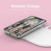 imageelago Blackpink Sand Case Compatible with iPhone 11  Official Merchandise Ivory Nightglow Blue  Hot Pink