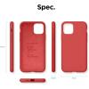 imageelago Compatible with iPhone 11 Pro Max Case Liquid Silicone Case Full Body Protective Cover Shockproof Slim Phone Case AntiScratch Soft Microfiber Lining 65 inch LavenderRed