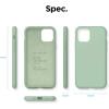 imageelago Liquid Silicone Case Compatible with iPhone 11 Pro Case 58 inches Silicone Mobile Phone Case AllRound Protection 3Layer Protective Case Jean IndigoPastel Green