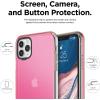imageelago Clear Hybrid Case Compatible with iPhone 11 Pro Max Neon Pink