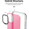 imageelago Clear Hybrid Case Compatible with iPhone 11 Pro Max Neon Pink