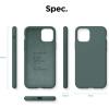 imageelago Liquid Silicone Case Compatible with iPhone 11 Pro Max Case 65 inches Silicone Mobile Phone Case AllRound Protection 3Layer Protective Case Midnight Green