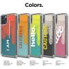 imageelago Sand Case Compatilbe with iPhone 11 Pro Max  Waterfall Effect Liquid Neon Sand CameraDrop Protection Fully Covered Fit Tested Hello  Neon Yellow Nightglow Green  Coral Blue